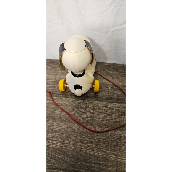 Vintage Snoopy and Woodstock Pull Toy -- ITEM #3361 - Picture 7 of 11